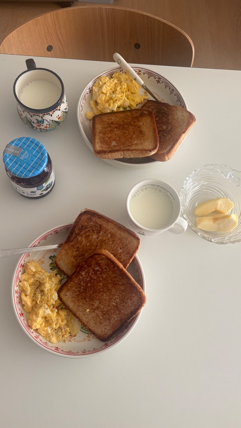 아침 식단 사진