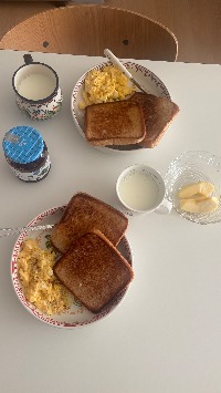 산모가 올린 식단 사진