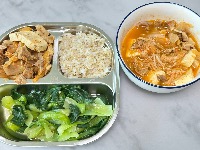 산모가 올린 식단 사진