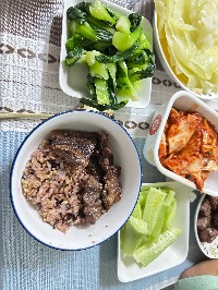 산모가 올린 식단 사진