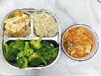산모가 올린 식단 사진