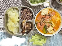 산모가 실제로 먹고 기록한 식판