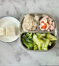 산모가 올린 식단 사진