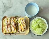 산모가 올린 식단 사진