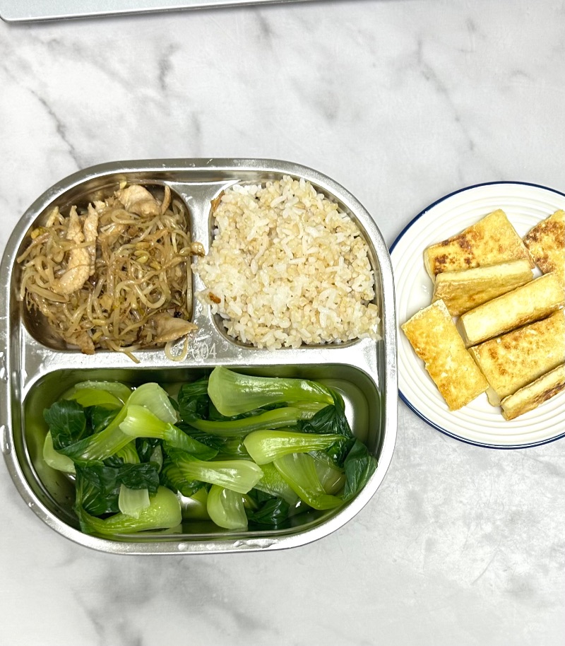 저녁 식단 사진