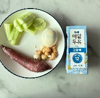 산모가 실제로 먹고 기록한 식판