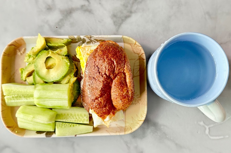 아침 식단 사진