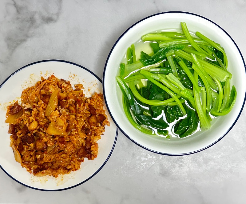 저녁 식단 사진