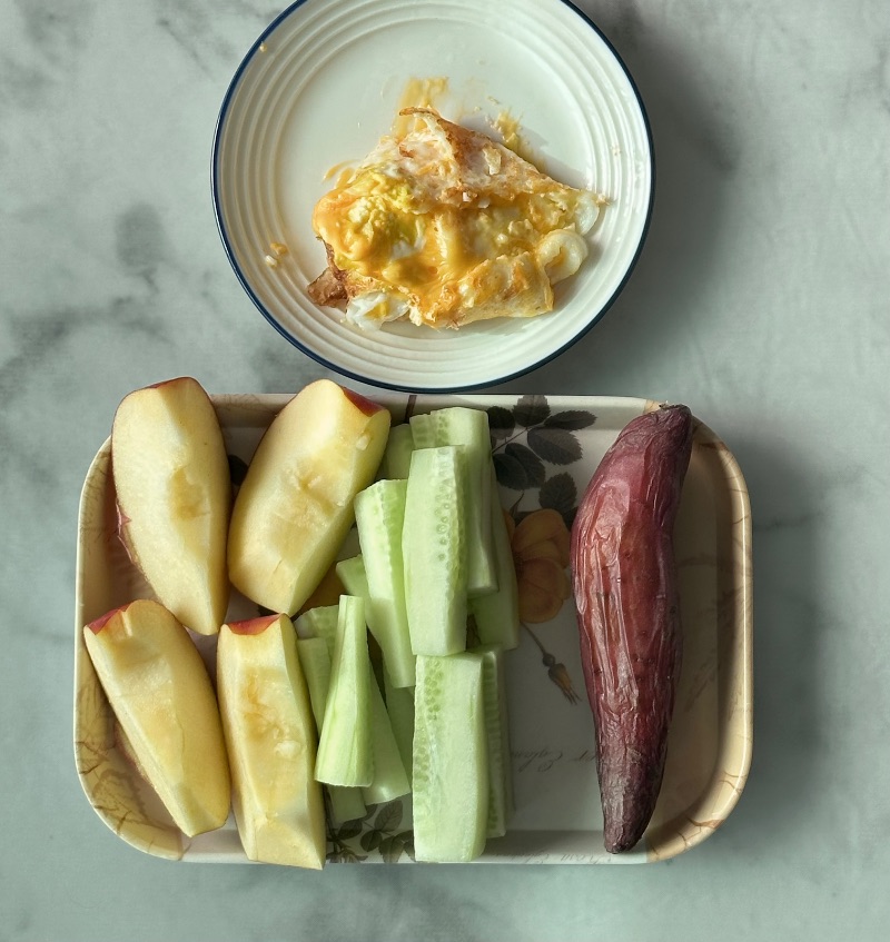 아침 식단 사진