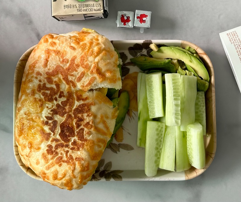 아침 식단 사진