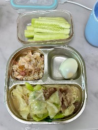 산모가 실제로 먹고 기록한 식판