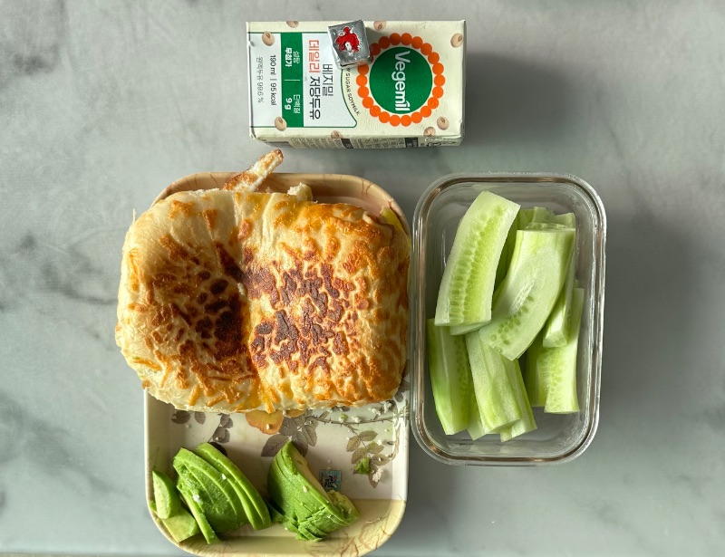 아침 식단 사진