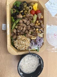 상추, 블랙 올리브, 그린 올리브