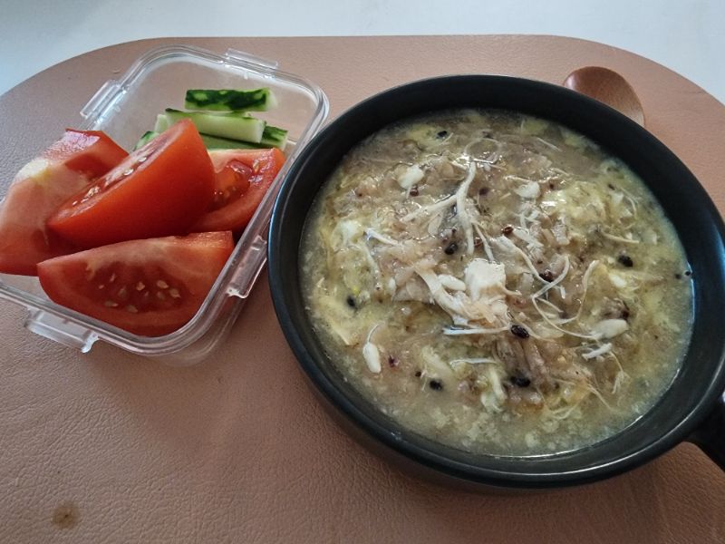 저녁 식단 사진
