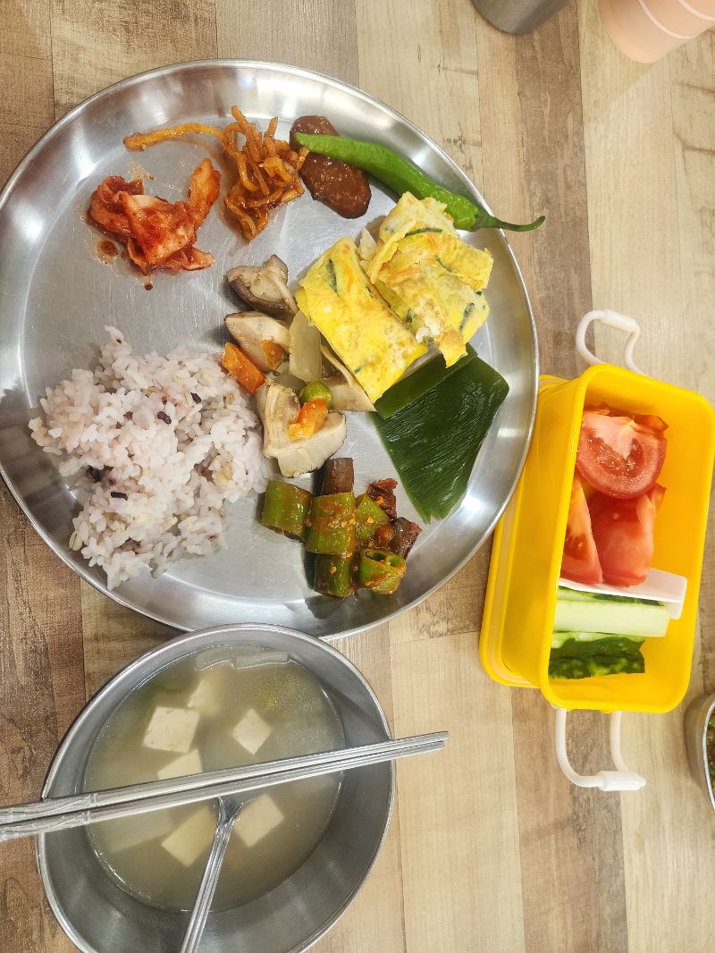 점심 식단 사진