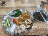 산모가 올린 식단 사진