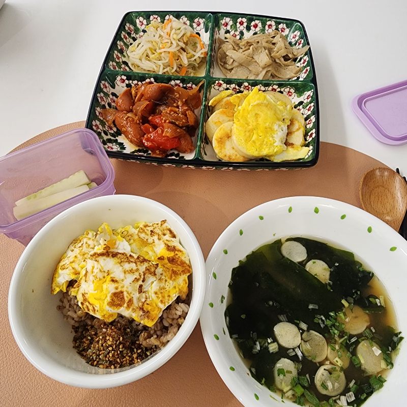 저녁 식단 사진