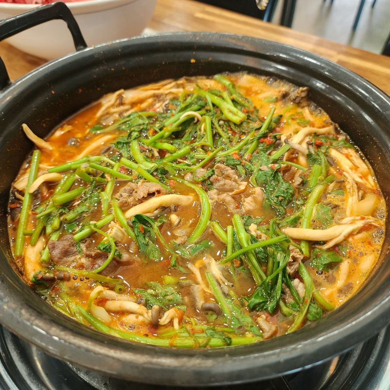 점심 식단 사진