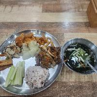 산모가 올린 식단 사진