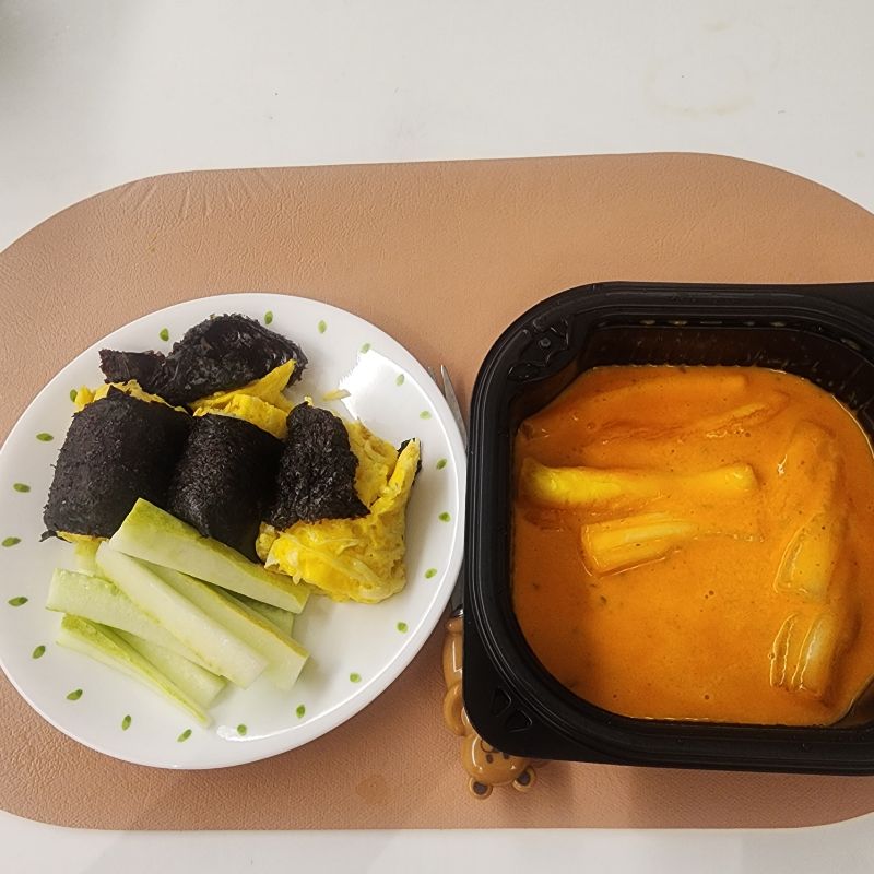 저녁 식단 사진