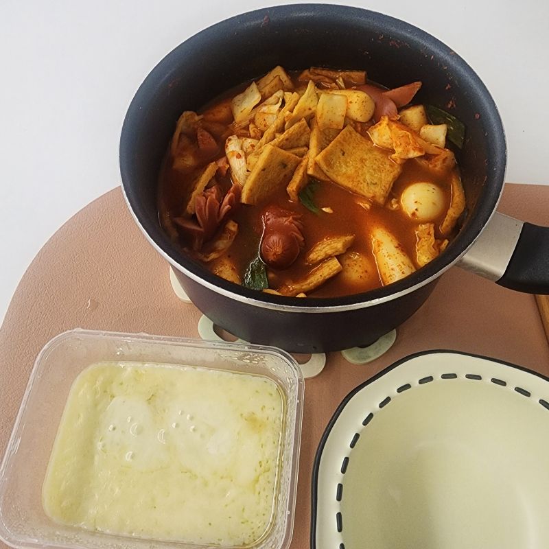 저녁 식단 사진