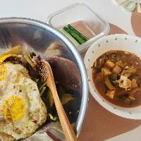 잡곡밥, 열무, 참치