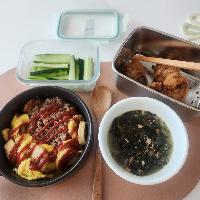 산모가 실제로 먹고 기록한 식판