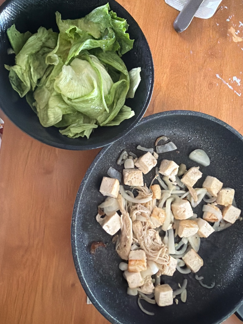 아침 식단 사진