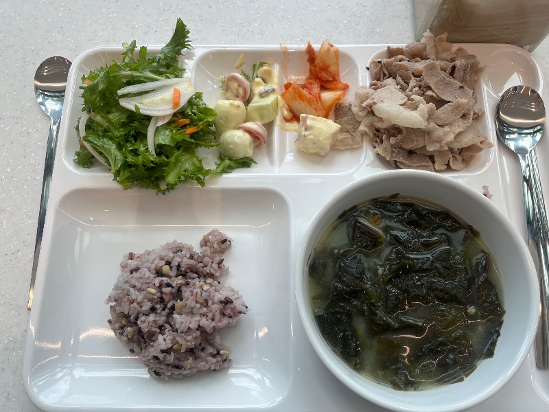점심 식단 사진
