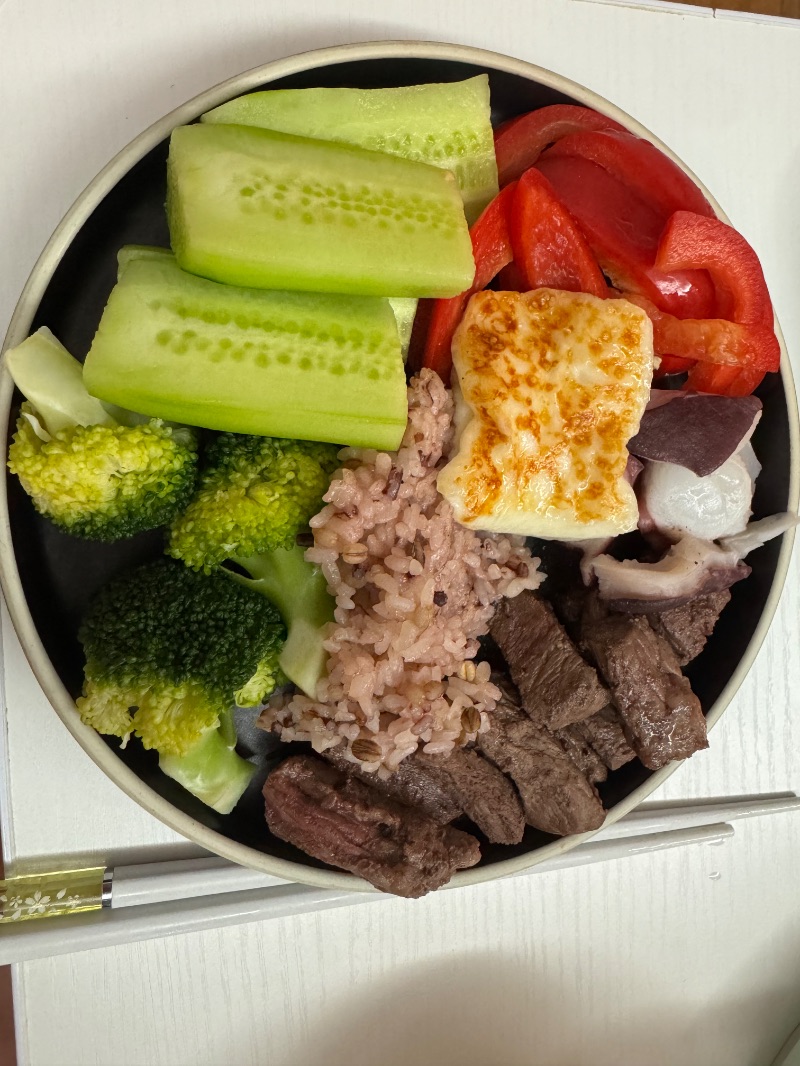 저녁 식단 사진