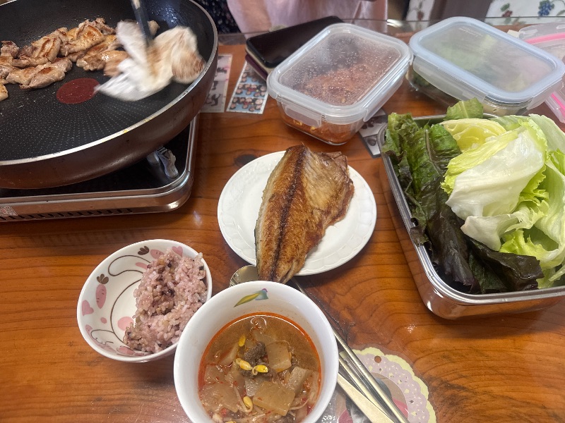 점심 식단 사진