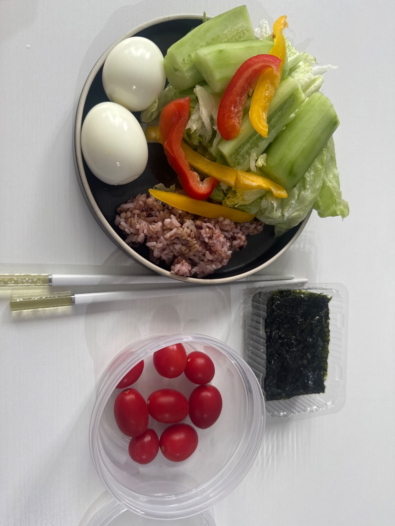 아침 식단 사진