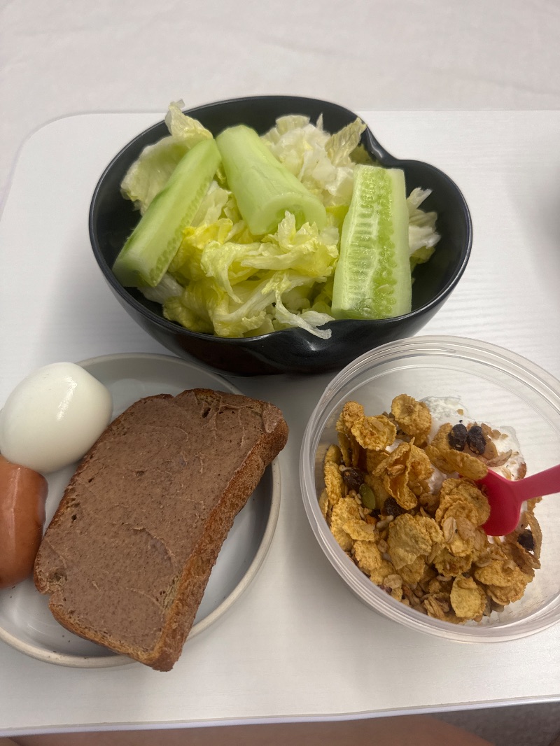 아침 식단 사진