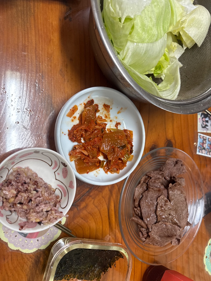 점심 식단 사진