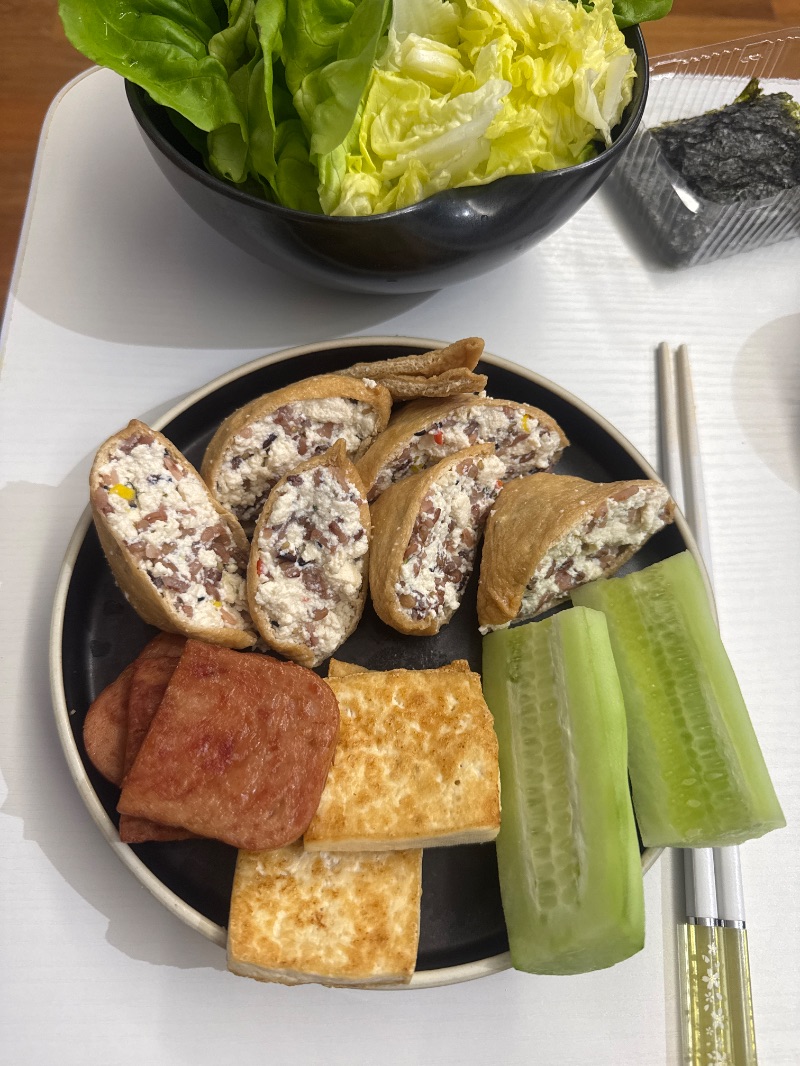 저녁 식단 사진