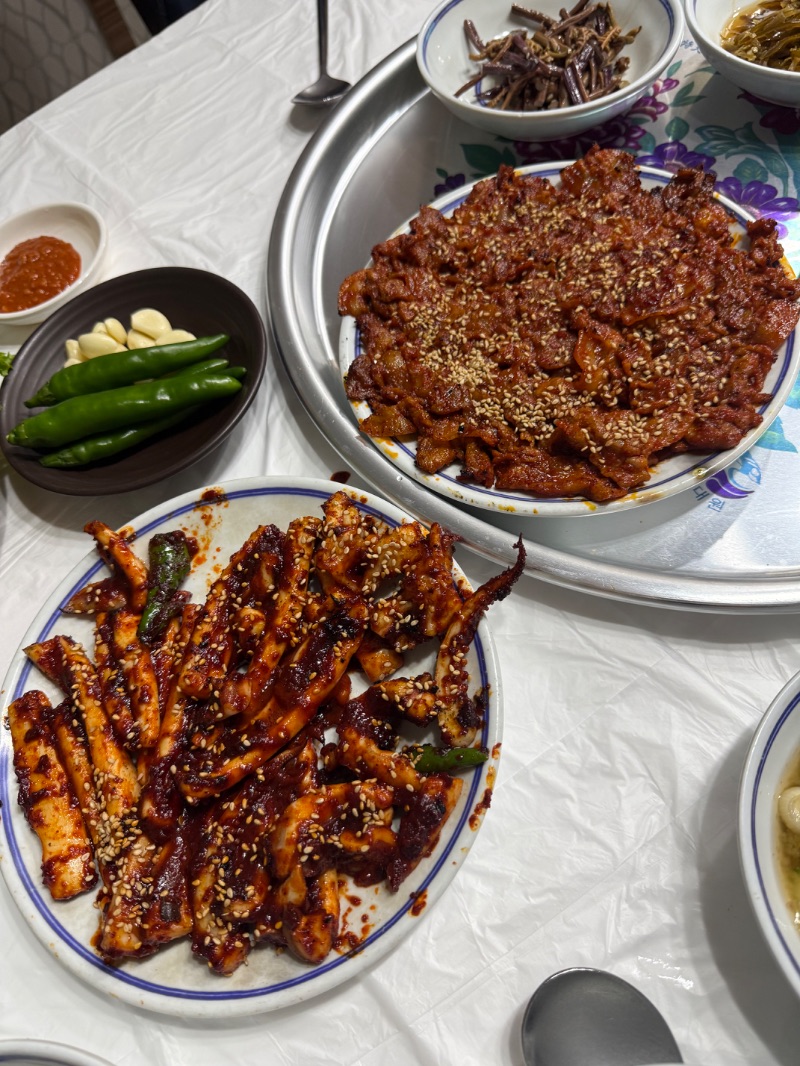 저녁 식단 사진