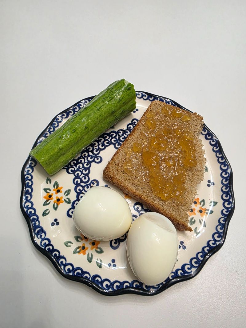 아침 식단 사진
