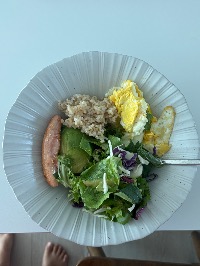 산모가 올린 식단 사진