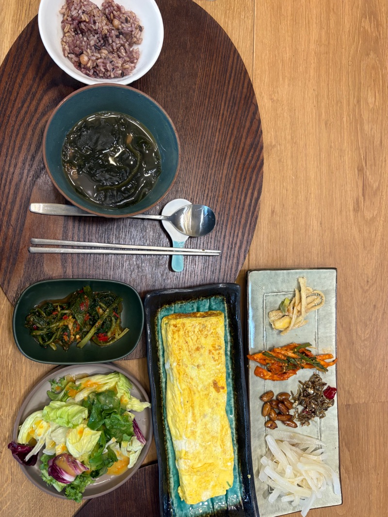 저녁 식단 사진