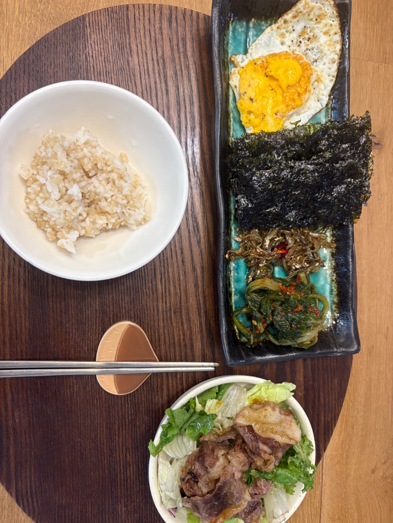 저녁 식단 사진