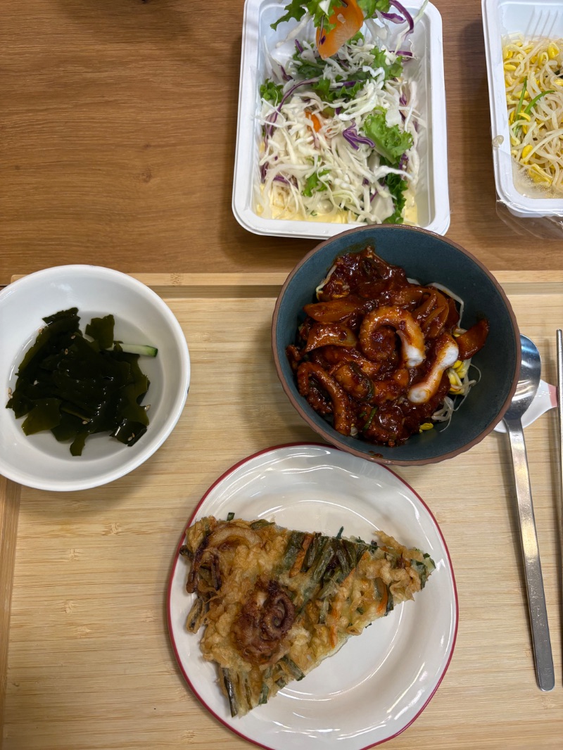 저녁 식단 사진