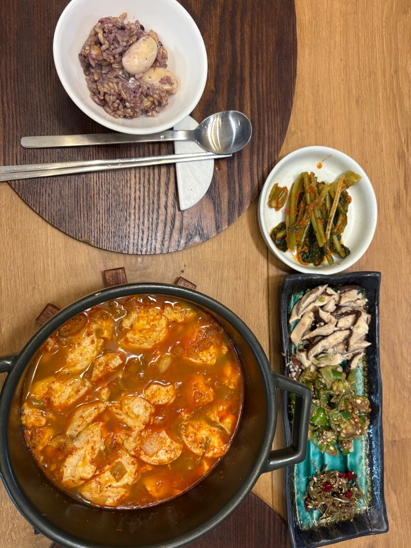 저녁 식단 사진