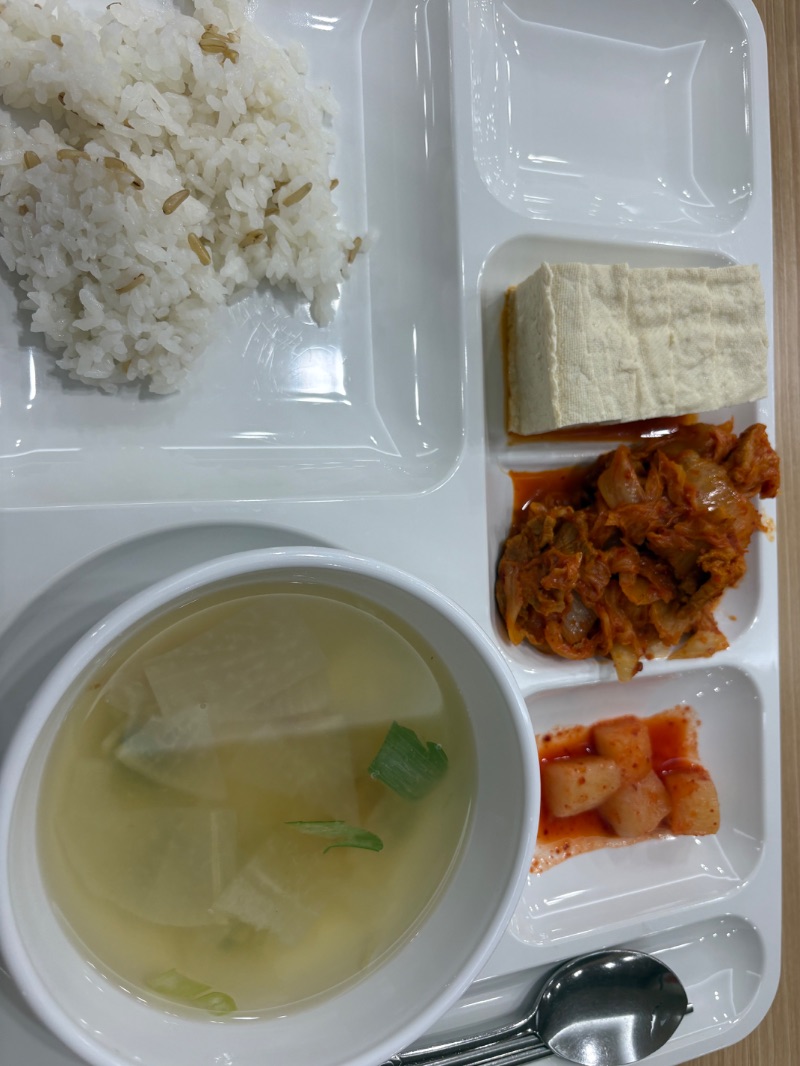 점심 식단 사진
