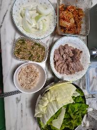 산모가 올린 식단 사진