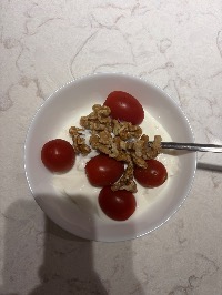 산모가 올린 식단 사진