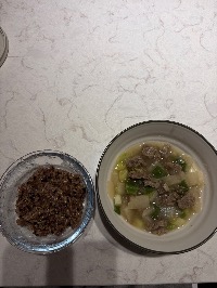 산모가 올린 식단 사진