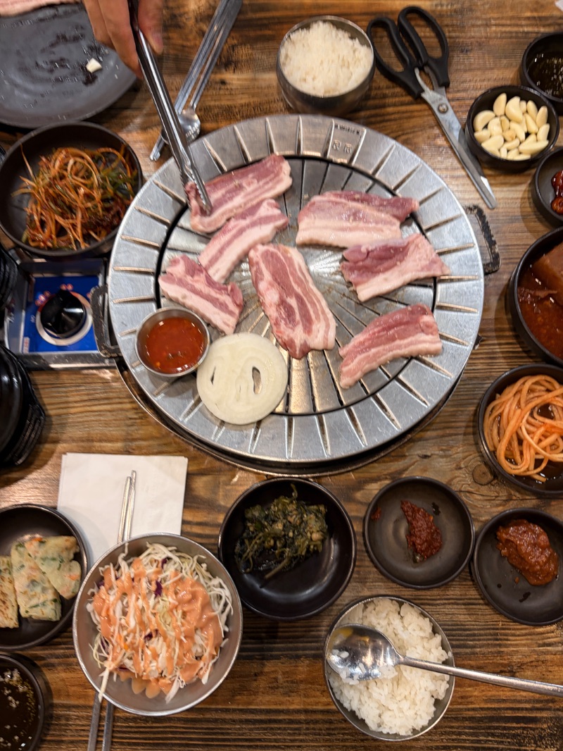 저녁 식단 사진