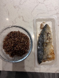 잡곡밥, 고등어구이