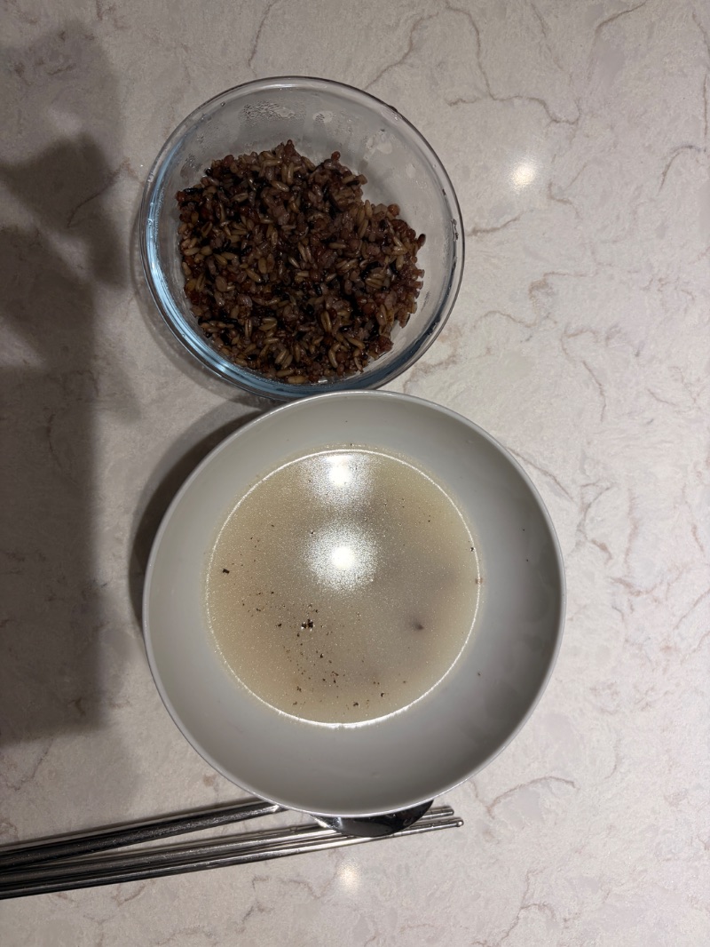 저녁 식단 사진
