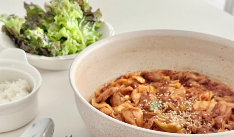 저녁 식단 사진